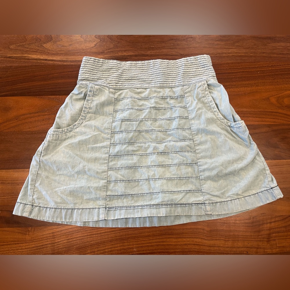 Stylish light denim Women's Skirt